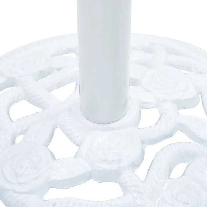 Socle De Parasol Blanc 9 Kg 40 Cm Fonte 5 Socle De Parasol Blanc 9 Kg 40 Cm Fonte – Image 5