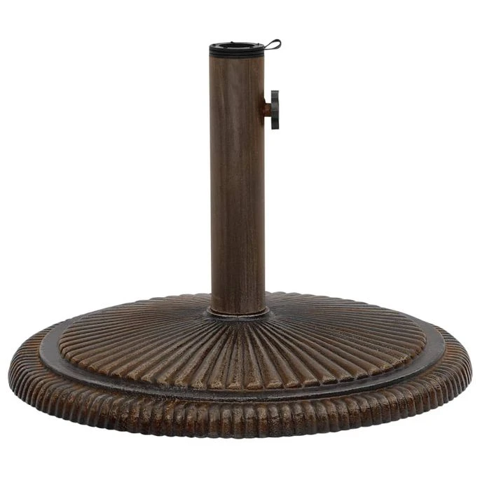 Socle De Parasol Bronze 45x45x30 Cm Fonte 2 Socle De Parasol Bronze 45x45x30 Cm Fonte – Image 2