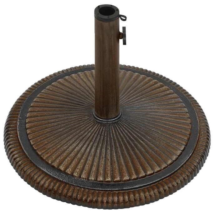 Socle De Parasol Bronze 45x45x30 Cm Fonte 3 Socle De Parasol Bronze 45x45x30 Cm Fonte – Image 3