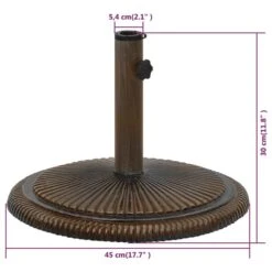 Socle De Parasol Bronze 45x45x30 Cm Fonte 14 Socle De Parasol Bronze 45x45x30 Cm Fonte -Mobilier De Jardin Soldes socle de parasol bronze 45x45x30 cm fonte 3666722124638 1345312