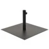 Socle De Parasol Noir Acier Carré 17 Kg