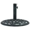 Socle De Parasol Vert 9 Kg 40 Cm Fonte