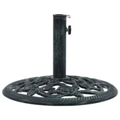 Socle De Parasol Vert 9 Kg 40 Cm Fonte