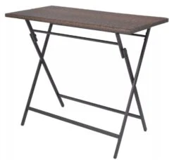 Table Bar Rectangulaire Et 4 Chaises De Jardin Résine Tressée Marron Klark 9 Table Bar Rectangulaire Et 4 Chaises De Jardin Résine Tressée Marron Klark -Mobilier De Jardin Soldes table bar rectangulaire et 4 chaises de jardin resine tressee marron klark 3666722578806 259913