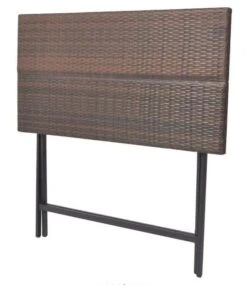 Table Bar Rectangulaire Et 4 Chaises De Jardin Résine Tressée Marron Klark 10 Table Bar Rectangulaire Et 4 Chaises De Jardin Résine Tressée Marron Klark -Mobilier De Jardin Soldes table bar rectangulaire et 4 chaises de jardin resine tressee marron klark 3666722578806 259914