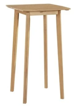 Table De Bar Carrée Et 2 Chaises De Jardin Acacia Massif Clair Et Résine Tressée Gris Vidot -Mobilier De Jardin Soldes table de bar carree et 2 chaises de jardin acacia massif clair et resine tressee gris vidot 3666722577434 262924