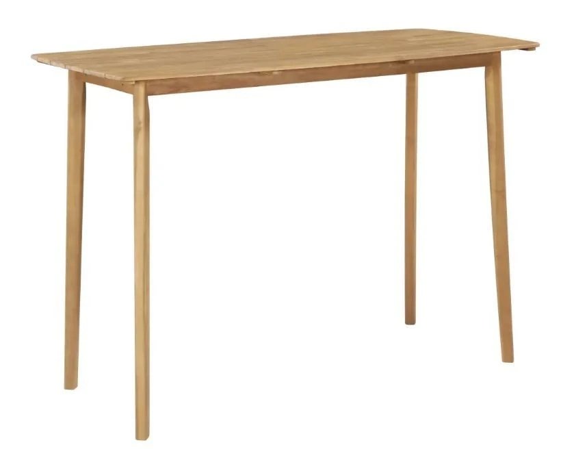 Table De Bar Et 6 Chaises De Jardin Acacia Massif Clair Et Résine Tressée Gris Vidot 150 4 Table De Bar Et 6 Chaises De Jardin Acacia Massif Clair Et Résine Tressée Gris Vidot 150 – Image 4