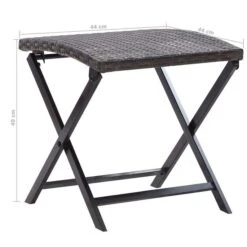 Tabouret Pliable Résine Tressée Marron 11 Tabouret Pliable Résine Tressée Marron -Mobilier De Jardin Soldes tabouret pliable resine tressee marron 3666722179980 1218191