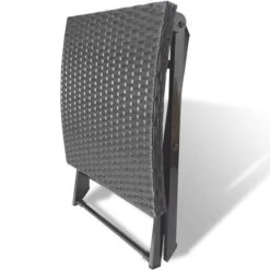 Tabouret Pliable Résine Tressée Noir 8 Tabouret Pliable Résine Tressée Noir -Mobilier De Jardin Soldes tabouret pliable resine tressee noir 3666722181303 1216914