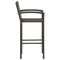 Tabourets De Bar 2 Pcs Marron Résine Tressée -Mobilier De Jardin Soldes tabourets de bar 2 pcs marron resine tressee 3666722354837 943900