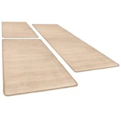 Tapis De Lit Shaggy Poils Longs 3 Pcs Beige -Mobilier De Jardin Soldes tapis de lit shaggy poils longs 3 pcs beige 8720286317761 1168517