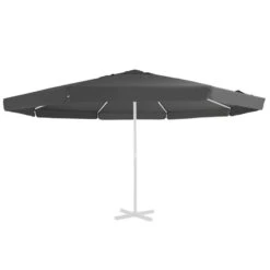 Tissu De Remplacement Pour Parasol D'extérieur Anthracite 500cm