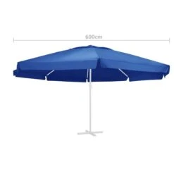 Tissu De Remplacement Pour Parasol D'extérieur Bleu Azuré 600cm -Mobilier De Jardin Soldes tissu de remplacement pour parasol d exterieur bleu azure 600cm 3666722609647 1166290