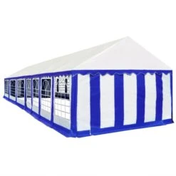 Tissu De Tente 6x14 M Bleu Et Blanc -Mobilier De Jardin Soldes tissu de tente 6x14 m bleu et blanc 8718475574828 1213129