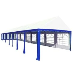 Tissu De Tente 6x14 M Bleu Et Blanc -Mobilier De Jardin Soldes tissu de tente 6x14 m bleu et blanc 8718475574828 1213130