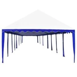 Tissu De Tente 6x14 M Bleu Et Blanc -Mobilier De Jardin Soldes tissu de tente 6x14 m bleu et blanc 8718475574828 1213131
