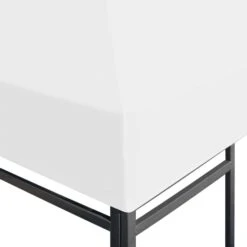 Toile De Toit De Belvédère 270 G/m² 4x3 M Blanc -Mobilier De Jardin Soldes toile de toit de belvedere 270 g m 4x3 m blanc 3666722203098 1166019