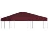 Toile Supérieure De Gazebo 310 G/m² 3x3 M Bordeaux