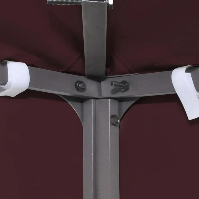 Toile Supérieure De Gazebo 310 G/m² 3x3 M Bordeaux 2 Toile Supérieure De Gazebo 310 G/m² 3x3 M Bordeaux – Image 2