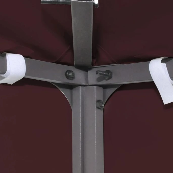 Toile Supérieure Double De Belvédère 310 G/m² 3x3 M Bordeaux 2 Toile Supérieure Double De Belvédère 310 G/m² 3x3 M Bordeaux – Image 2