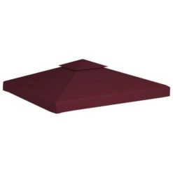 Toile Supérieure Double De Belvédère 310 G/m² 3x3 M Bordeaux 8 Toile Supérieure Double De Belvédère 310 G/m² 3x3 M Bordeaux -Mobilier De Jardin Soldes toile superieure double de belvedere 310 g m 3x3 m bordeaux 3666722180993 1217174