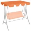 Toit De Rechange Balançoire Orange 188/168x110/145 Cm 270 G/m²