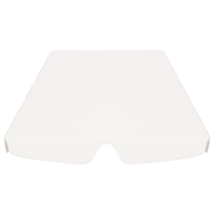 Toit De Rechange De Balançoire Blanc 150/130x70/105 Cm 270 G/m² 4 Toit De Rechange De Balançoire Blanc 150/130x70/105 Cm 270 G/m² – Image 4