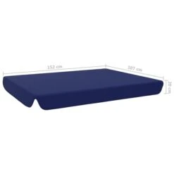 Toit De Rechange Pour Balançoire De Jardin Bleu 192x147 Cm -Mobilier De Jardin Soldes toit de rechange pour balancoire de jardin bleu 192x147 cm 8719883762173 1218912
