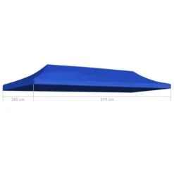 Toit De Tente De Réception 3 X 6 M Bleu -Mobilier De Jardin Soldes toit de tente de reception 3 x 6 m bleu 3666722132480 1329350