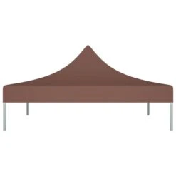 Toit De Tente De Réception 3x3 M Marron 270 G/m² -Mobilier De Jardin Soldes toit de tente de reception 3x3 m marron 270 g m 3666722202428 1166699