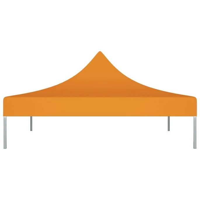 Toit De Tente De Réception 3x3 M Orange 270 G/m² 3 Toit De Tente De Réception 3x3 M Orange 270 G/m² – Image 3