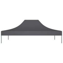 Toit De Tente De Réception 4,5x3 M Anthracite 270 G/m² -Mobilier De Jardin Soldes toit de tente de reception 4 5x3 m anthracite 270 g m 3666722202367 1166735
