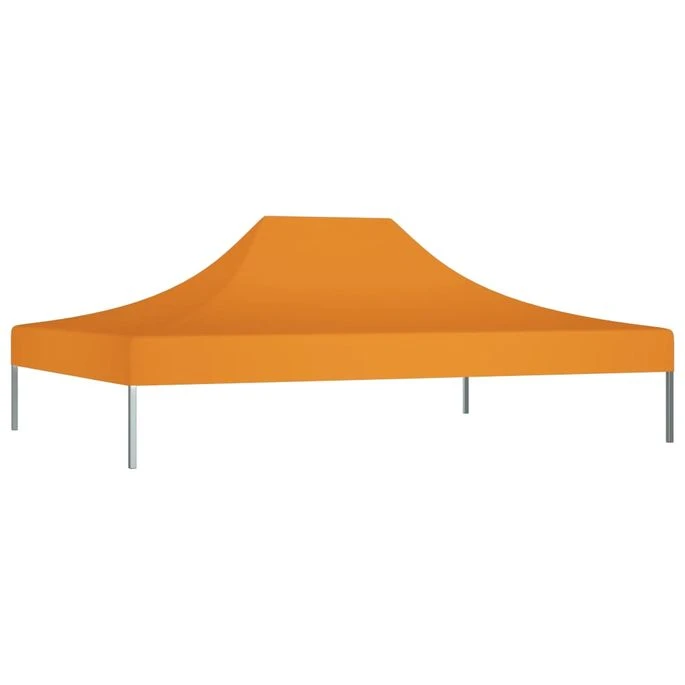 Toit De Tente De Réception 4,5x3 M Orange 270 G/m² 2 Toit De Tente De Réception 4,5x3 M Orange 270 G/m² – Image 2