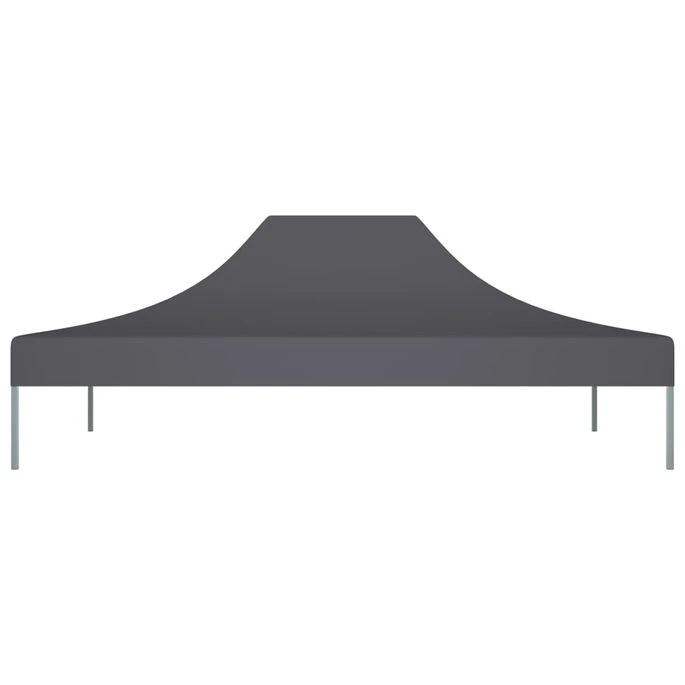 Toit De Tente De Réception 4x3 M Anthracite 270 G/m² 3 Toit De Tente De Réception 4x3 M Anthracite 270 G/m² – Image 3