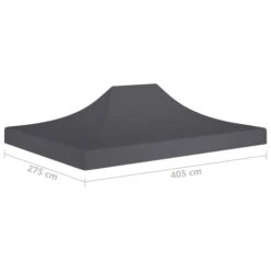 Toit De Tente De Réception 4x3 M Anthracite 270 G/m² 11 Toit De Tente De Réception 4x3 M Anthracite 270 G/m² -Mobilier De Jardin Soldes toit de tente de reception 4x3 m anthracite 270 g m 3666722182966 1215398
