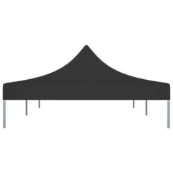 Toit De Tente De Réception 6x3 M Noir 270 G/m² -Mobilier De Jardin Soldes toit de tente de reception 6x3 m noir 270 g m 3666722935784 1215352