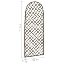 Treillis De Jardin 6 Pcs 30x120 Cm Saule -Mobilier De Jardin Soldes treillis de jardin 6 pcs 30x120 cm saule 3666722196376 1173962