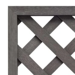 Treillis Mural Gris 40x170 Cm WPC -Mobilier De Jardin Soldes treillis mural gris 40x170 cm wpc 3666722204569 1163729