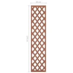 Treillis Mural Marron 40x170 Cm WPC -Mobilier De Jardin Soldes treillis mural marron 40x170 cm wpc 3666722204446 1163927
