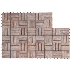 Tuiles De Terrasse 11 Pcs 30x30 Cm Bois De Récupération Solide 2 12 Tuiles De Terrasse 11 Pcs 30x30 Cm Bois De Récupération Solide 2 -Mobilier De Jardin Soldes tuiles de terrasse 11 pcs 30x30 cm bois de recuperation solide 8719883590615 1218104
