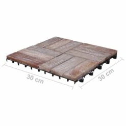 Tuiles De Terrasse 11 Pcs 30x30 Cm Bois De Récupération Solide 2 19 Tuiles De Terrasse 11 Pcs 30x30 Cm Bois De Récupération Solide 2 -Mobilier De Jardin Soldes tuiles de terrasse 11 pcs 30x30 cm bois de recuperation solide 8719883590615 1218111