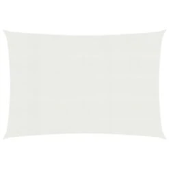 Voile D'ombrage 160 G/m² Blanc 2,5x4,5 M PEHD