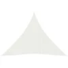 Voile D'ombrage 160 G/m² Blanc 3x3x3 M PEHD