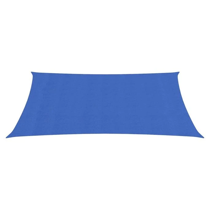 Voile D'ombrage 160 G/m² Bleu 2x3 M PEHD 3 Voile D'ombrage 160 G/m² Bleu 2x3 M PEHD – Image 3