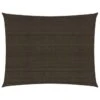 Voile D'ombrage 160 G/m² Marron 3x4 M PEHD
