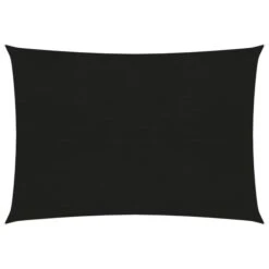 Voile D'ombrage 160 G/m² Noir 2,5x3,5 M PEHD