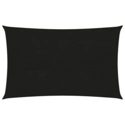 Voile D'ombrage 160 G/m² Noir 2x4 M PEHD