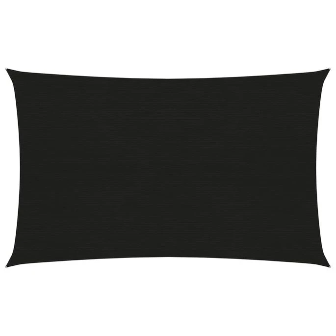 Voile D'ombrage 160 G/m² Noir 3x5 M PEHD 1 Voile D'ombrage 160 G/m² Noir 3x5 M PEHD