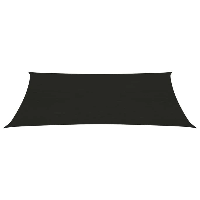Voile D'ombrage 160 G/m² Noir 3x5 M PEHD 3 Voile D'ombrage 160 G/m² Noir 3x5 M PEHD – Image 3