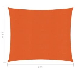 Voile D'ombrage 160 G/m² Orange 2,5x3 M PEHD -Mobilier De Jardin Soldes voile d ombrage 160 g m orange 2 5x3 m pehd 3666722358828 940265